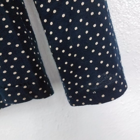 Ann Taylor LOFT Women's V Neck Half Button Mini Ruffle Blouse Shirt Top - Picture 6 of 8